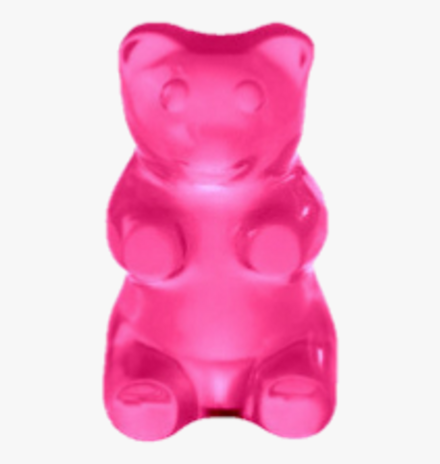 Transparent Pink Gummy Bear - Gummy Bear Transparent Background, Transparent Clipart