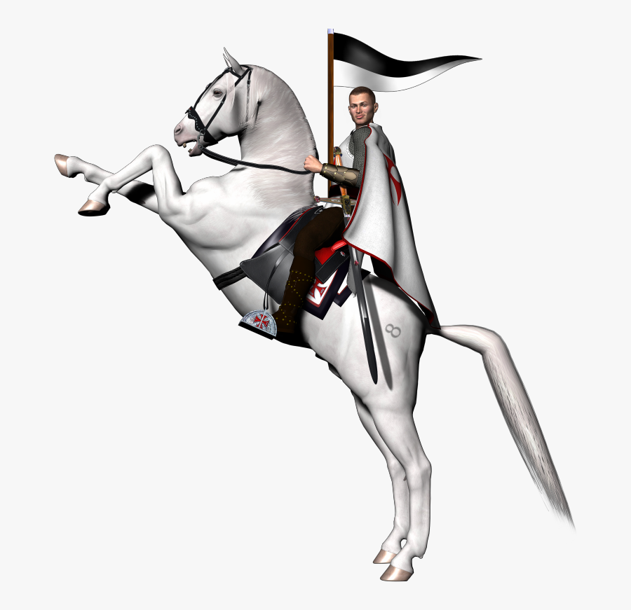 Cryptic Mason Clip Art - Knight On A Horse Png, Transparent Clipart