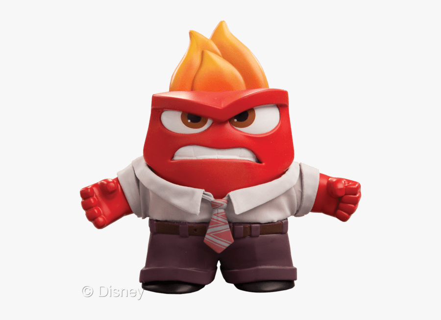 Inside Out Characters Angry, Transparent Clipart