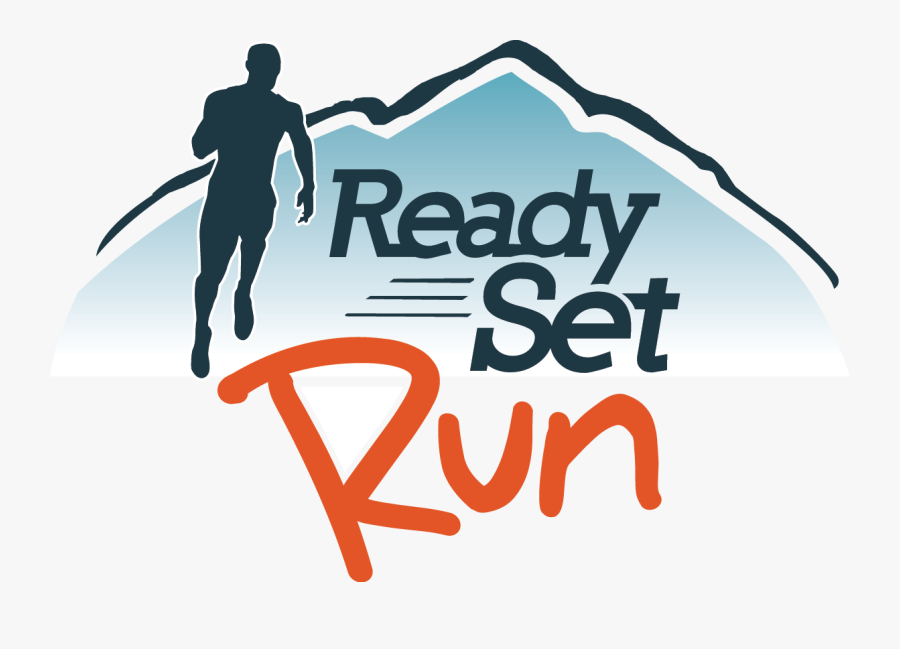 Ready Set Run - Marathon Running Logo Png, Transparent Clipart