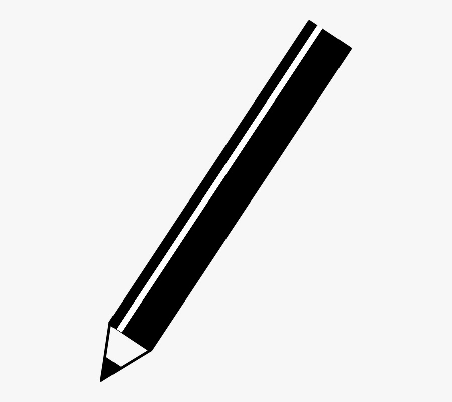 Pencil, Pen, Write, Education, Drawing - Pencil Images Black And White, Transparent Clipart