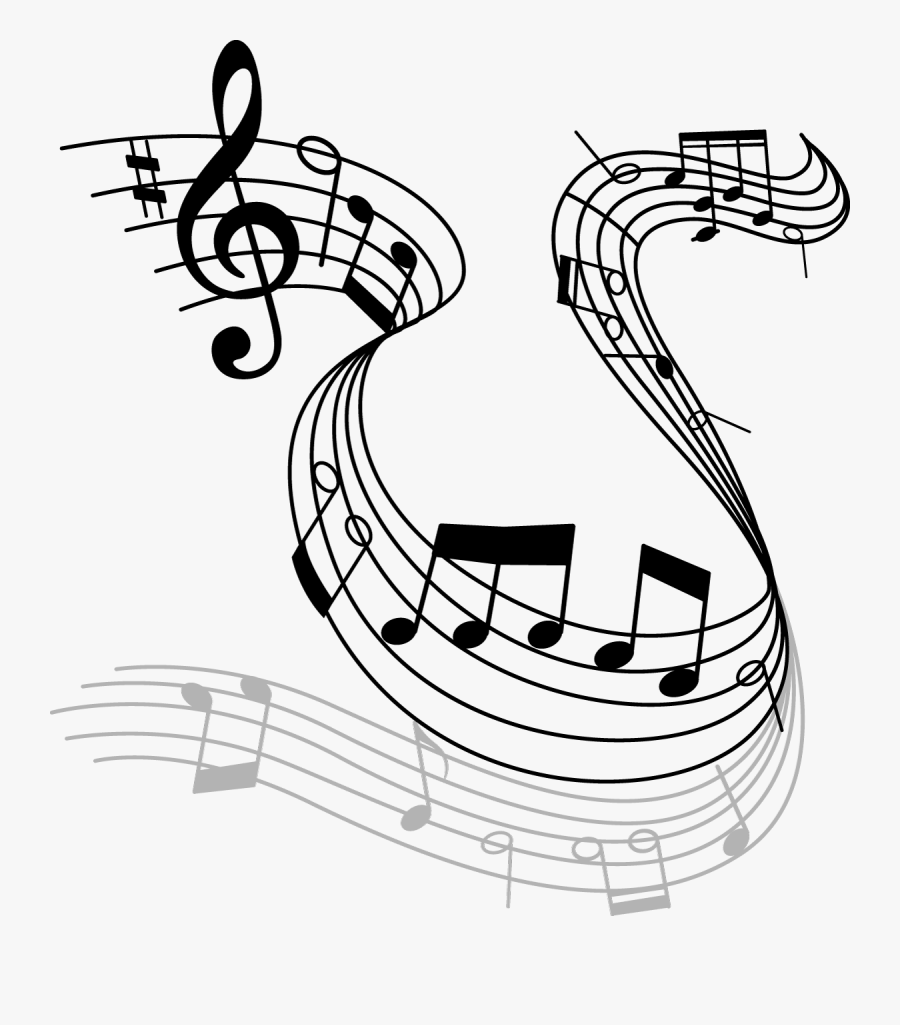 Musical Note Drawing Royalty-free Clef - Music Notes No Background, Transparent Clipart