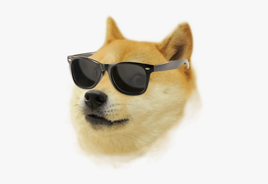 Shiba Inu Kabosu Dogecoin Dreamcatcher Download Hq - Dog With Sunglasses Transparent, Transparent Clipart