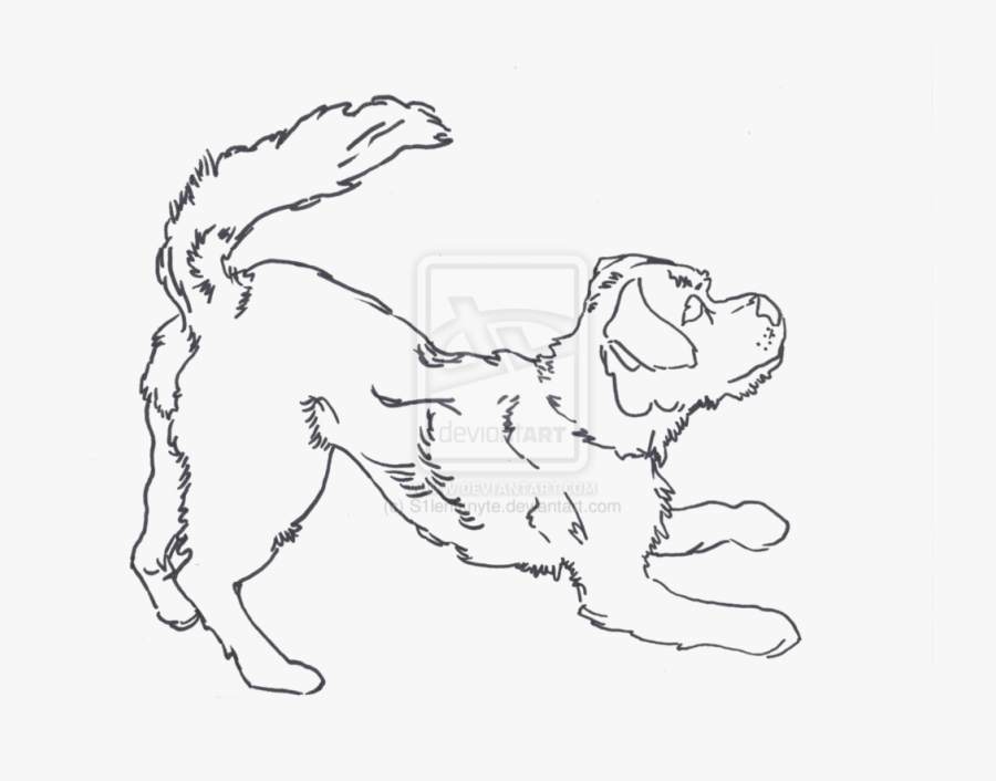Clipart Free Stock Outline At Getdrawings Com - Border Collie Puppy Outline, Transparent Clipart