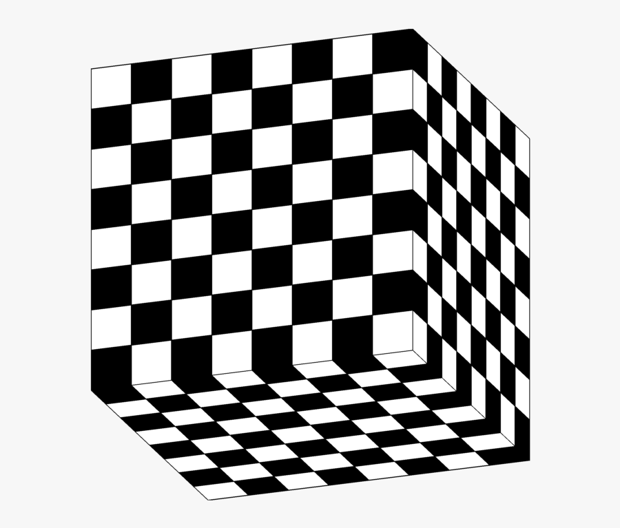 Clip Art Chess Board Coordinates - Black And Yellow Checkerboard, Transparent Clipart