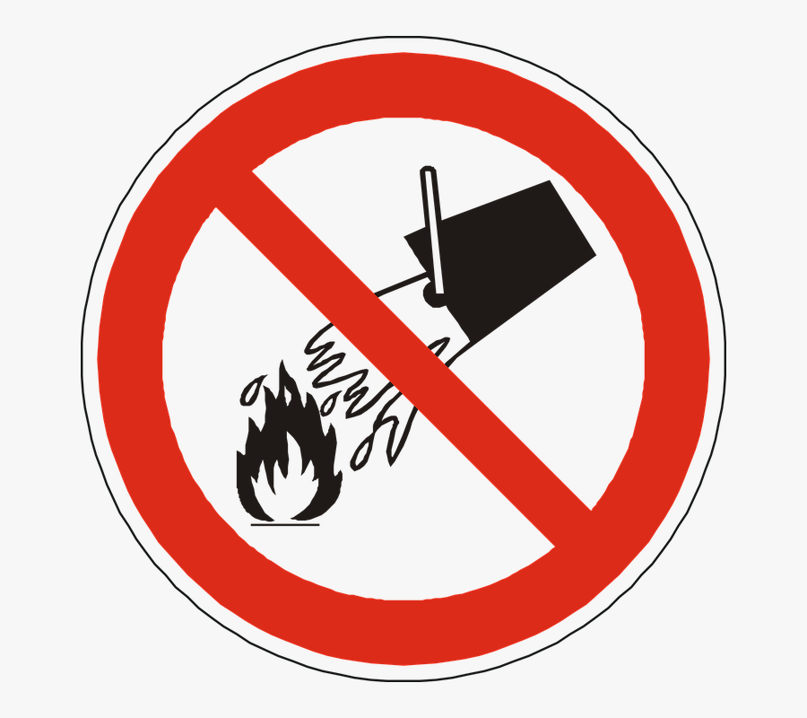 Free Vector Graphic - Do Not Extinguish With Water, Transparent Clipart