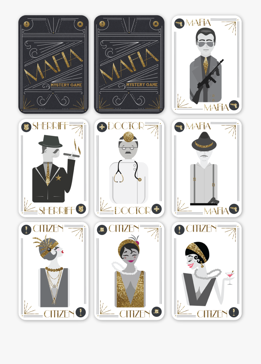 Mafia Card Game Png, Transparent Clipart