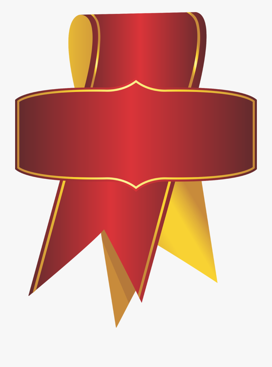 Round ribbon. Ribbon vector. Label ribbon PNG.