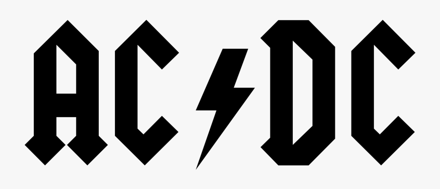 Clip Art File Logo Acdc Svg - Draw Ac Dc Logo, Transparent Clipart