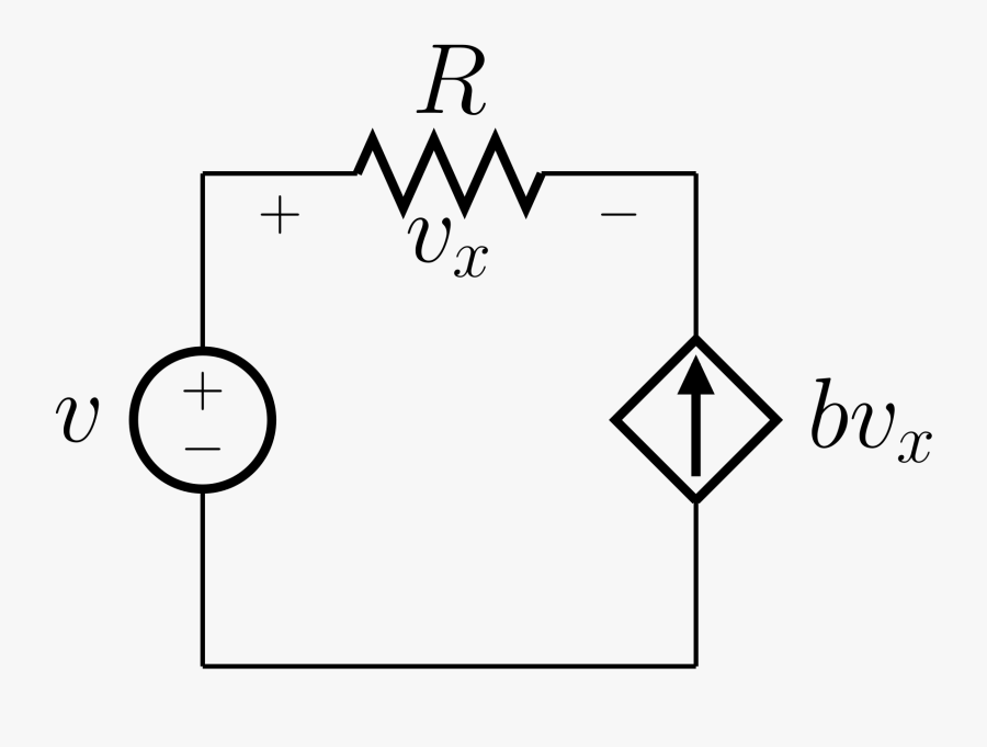 Current Controlled Voltage Source, Transparent Clipart