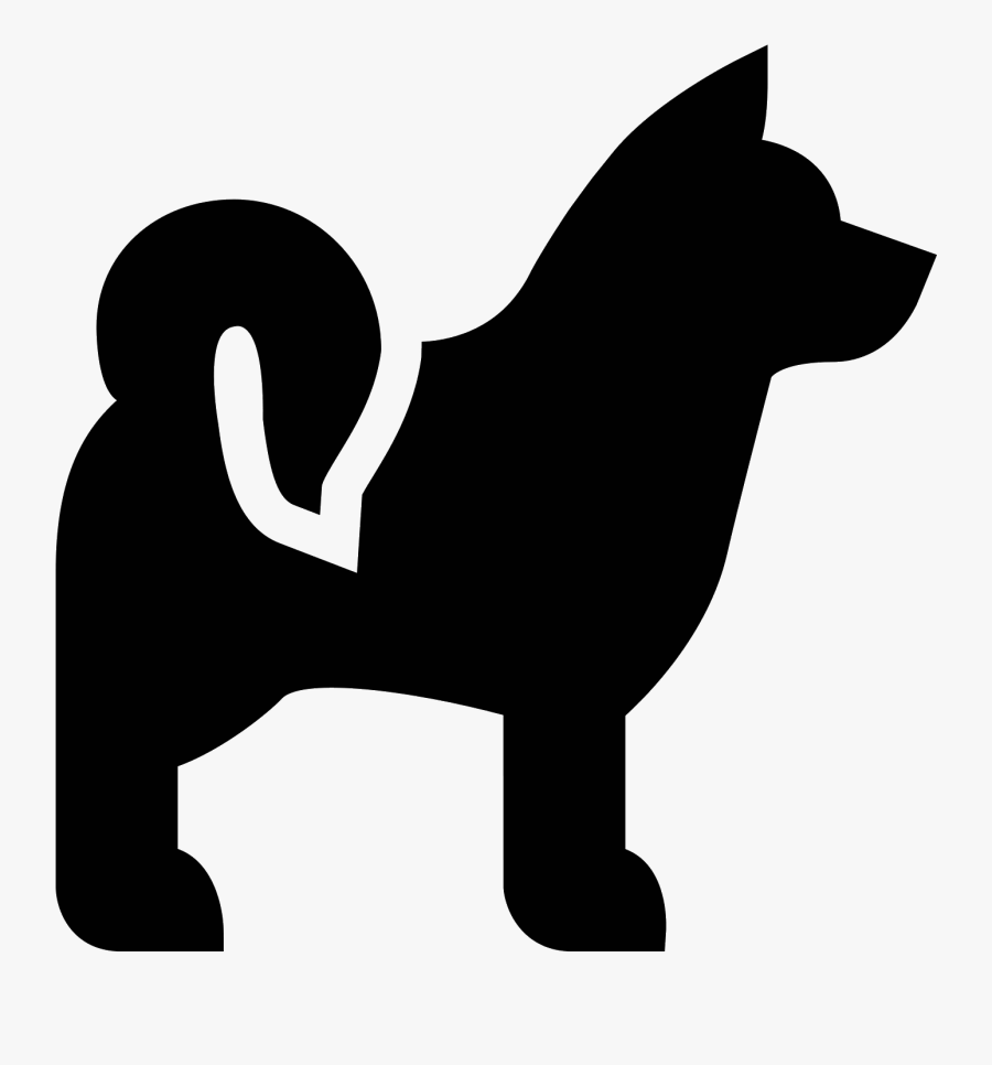 Transparent Lab Dog Clipart - Black Shiba Inu Clipart, Transparent Clipart