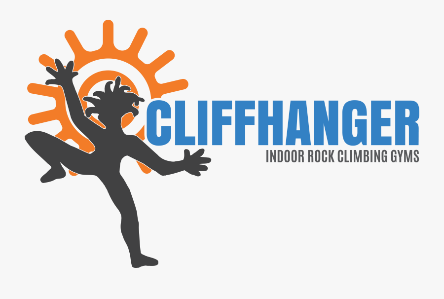 Cliffhanger Climbing Gym Logo, Transparent Clipart