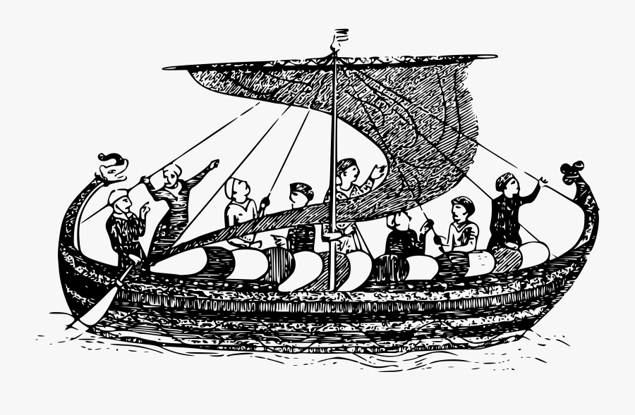 Viking Longboat Clip Arts - Viking Age Png, Transparent Clipart