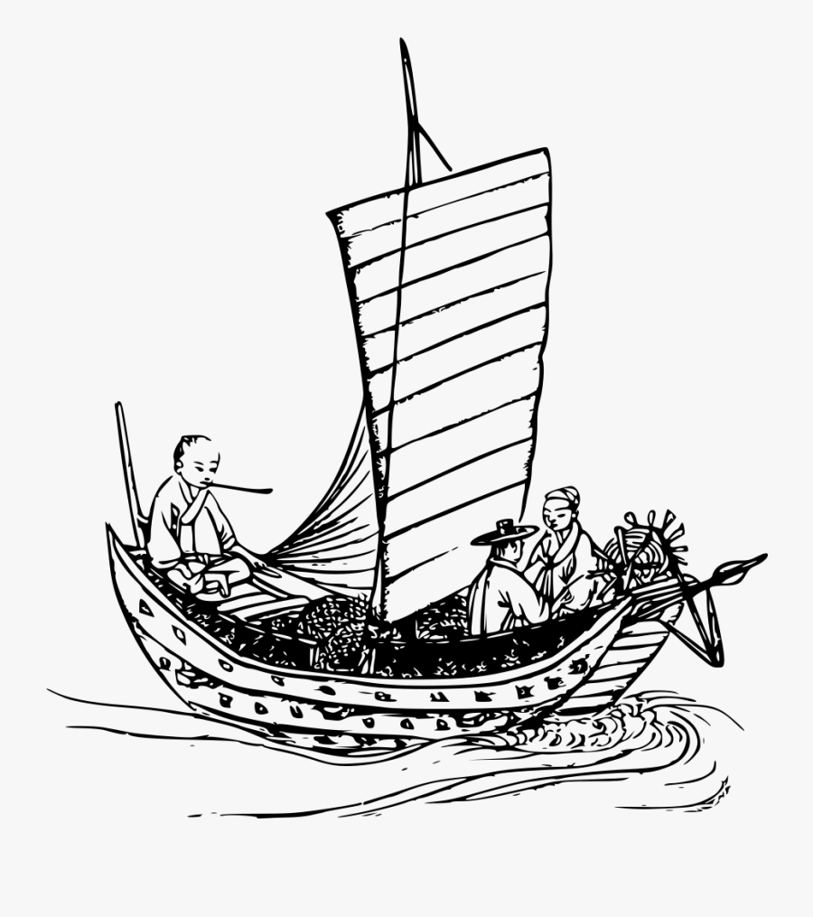 Viking Ship Clipart Galley - Korean Sailboat, Transparent Clipart