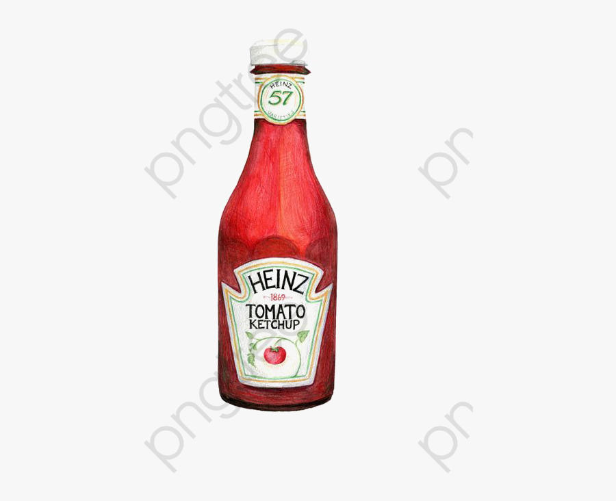 Transparent Tomato Sauce Clipart - Heinz Ketchup Png Illustration, Transparent Clipart