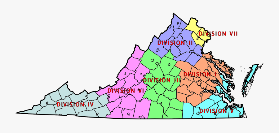 Transparent State Of Virginia Clipart - Lynchburg On Virginia Map, Transparent Clipart