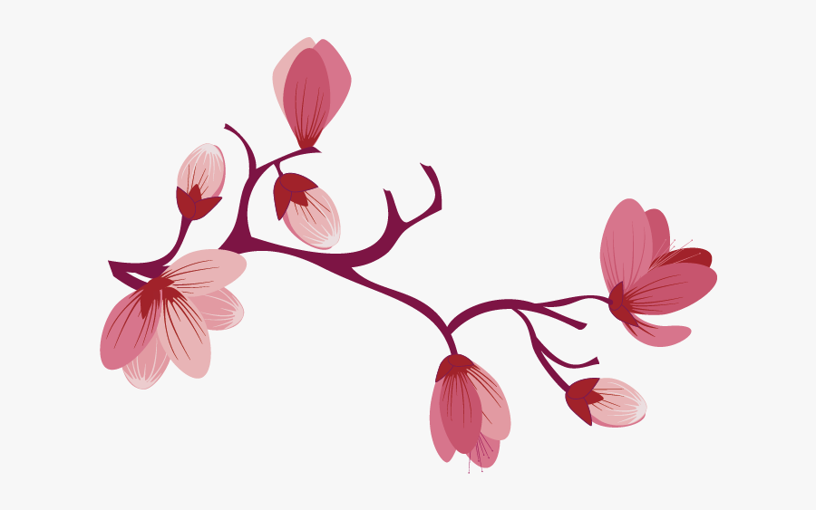Background Sakura En Png, Transparent Clipart