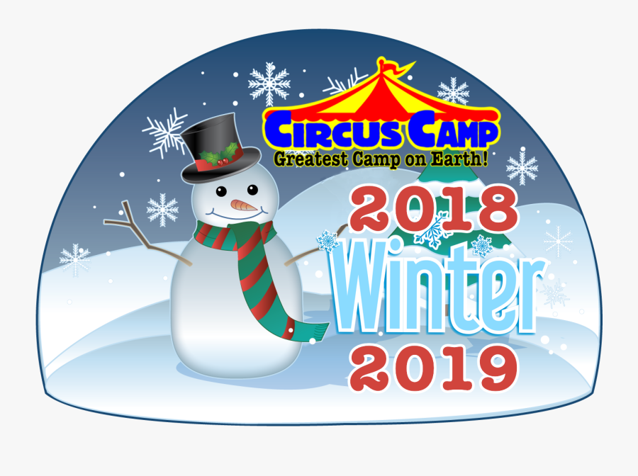 Circus Holiday Camp - Winter Season Clipart Snowman, Transparent Clipart