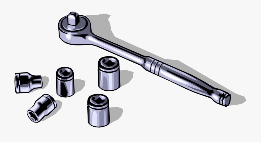 Ratchet Socket - Socket Wrench Clipart, Transparent Clipart