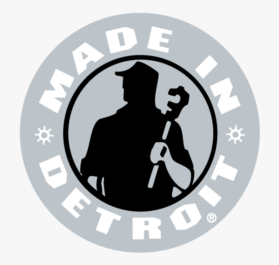 Mid - Made In Detroit Vector, Transparent Clipart