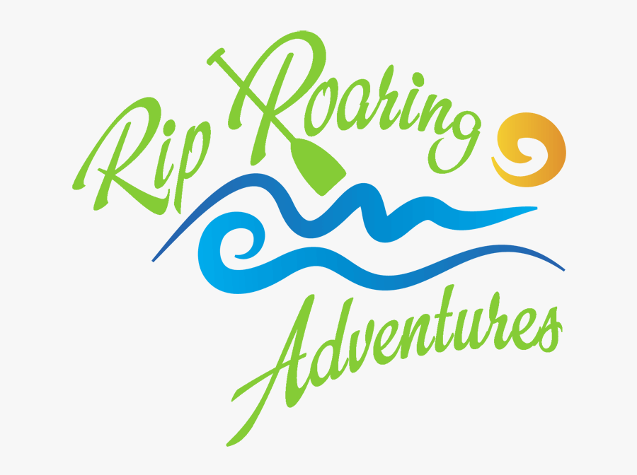 Rip Roaring Adventures Whitewater Rafting In The Smoky - Calligraphy, Transparent Clipart