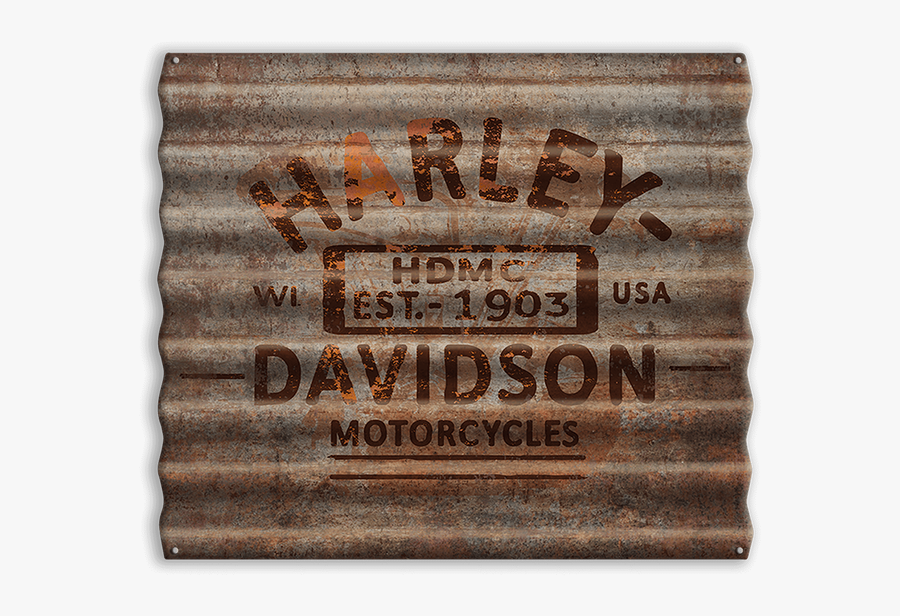 Clip Art Harley Davidson Sign Old - Commemorative Plaque, Transparent Clipart