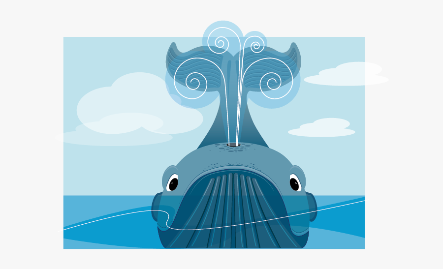 Jonah Whale - Illustration, Transparent Clipart