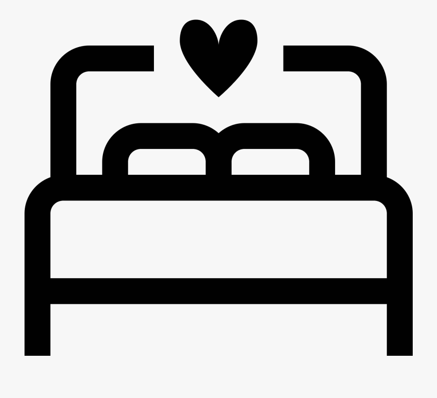 Double Bed Icon - Cama Icon, Transparent Clipart