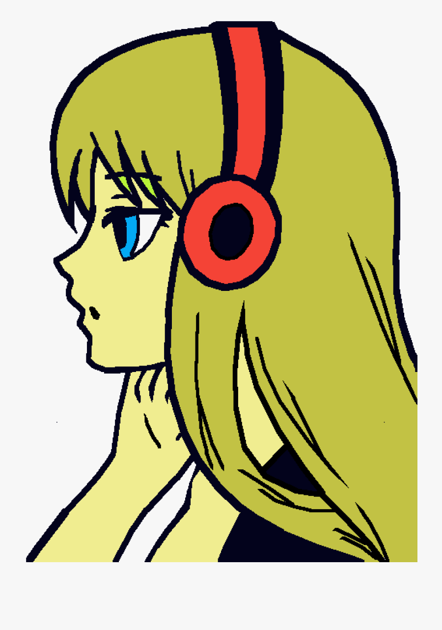 Anime Girl Not Colored , Free Transparent Clipart - ClipartKey