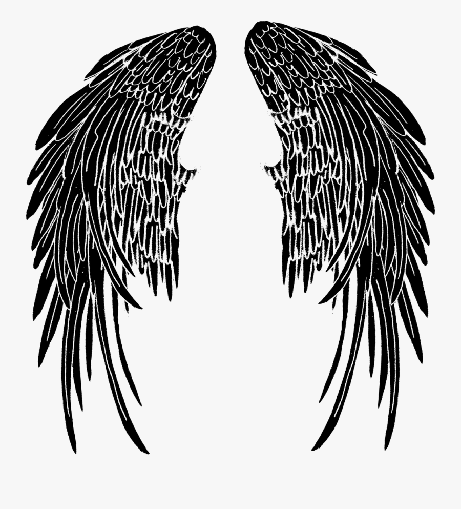 Tattoo Fallen Angel Clip Art Cover-up - Angel Wings Tattoo Png , Free ...