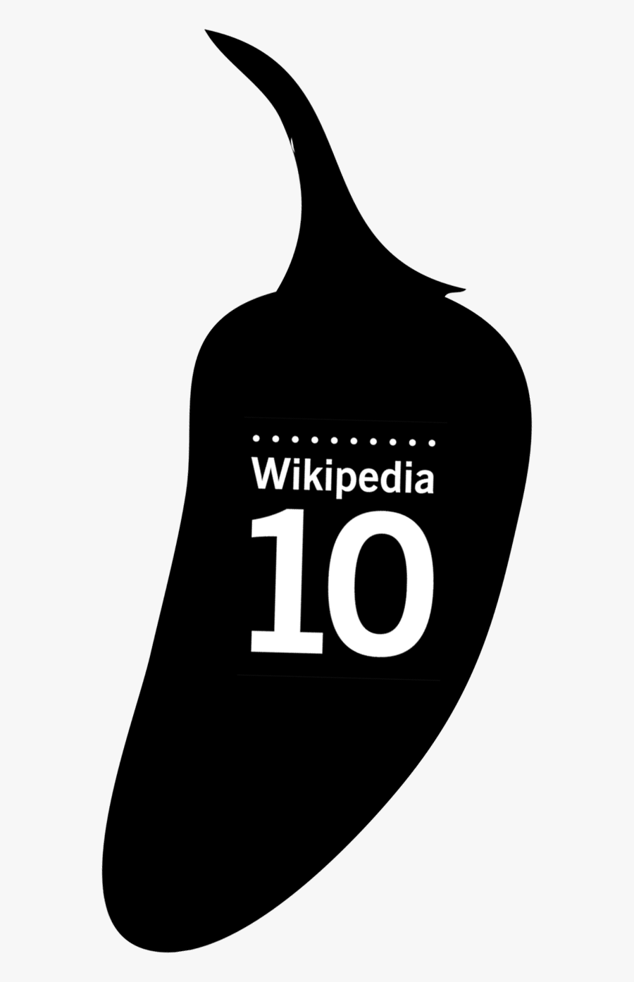 10yrs Wikipedia Jalapeño - Wikipedia 10 Years, Transparent Clipart