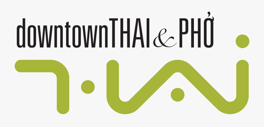 Downtown Thai & Pho - Graphic Design, Transparent Clipart