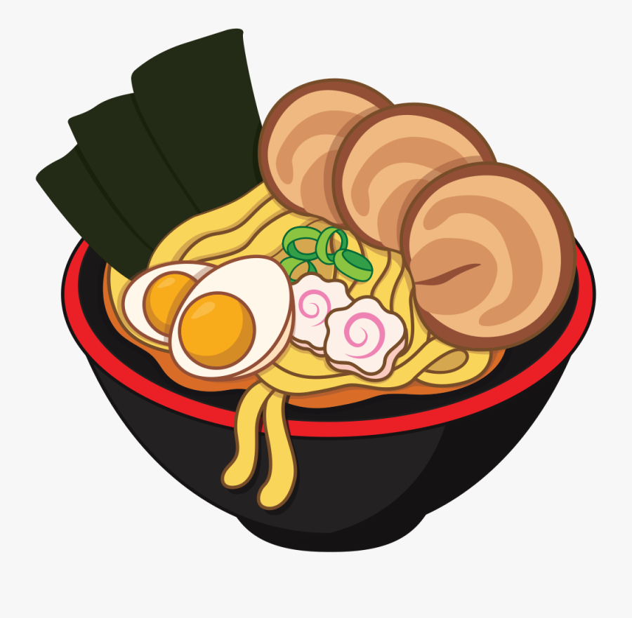 Ramen, Noodle, Noodles, Noodles Logo, Ramen Vector - Vektor Makanan, Transparent Clipart