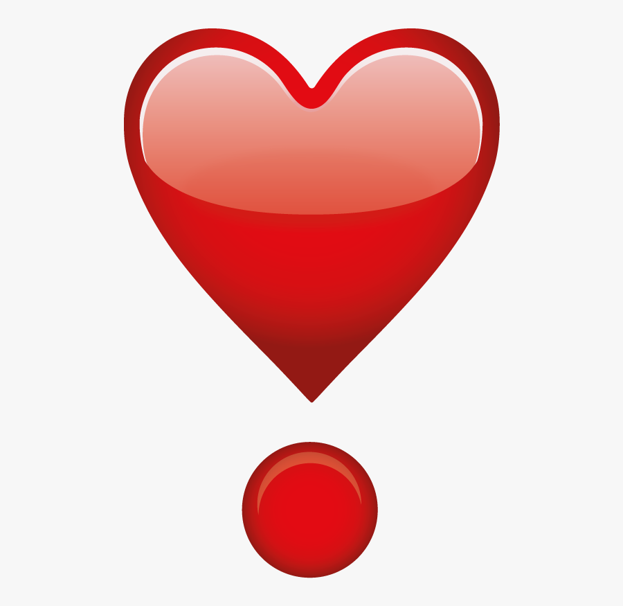 Heart Exclamation Mark Emoji Png Free Transparent Clipart ClipartKey