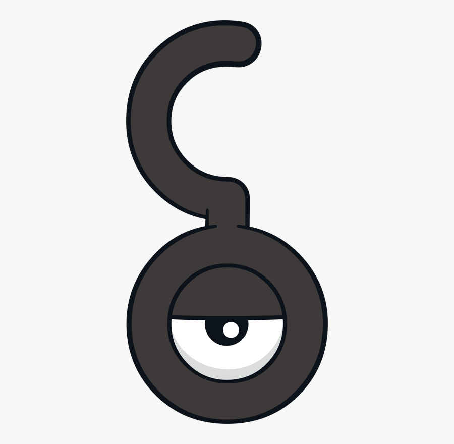 Pokemon Unown Exclamation Mark - Pokemon Unown Question Mark, Transparent Clipart