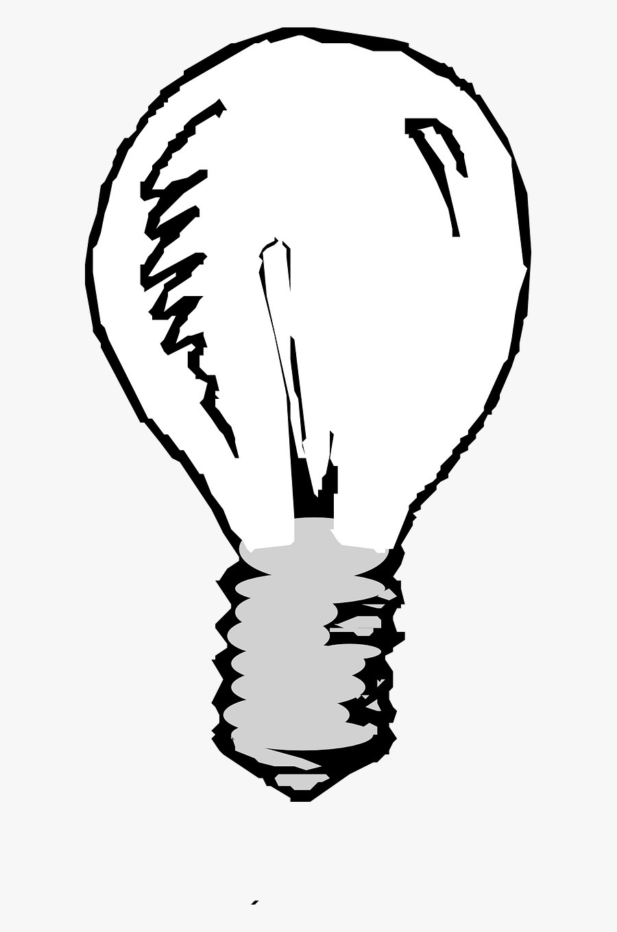 Transparent Electricity Clipart Black And White - Animated Light Bulb Transparent, Transparent Clipart