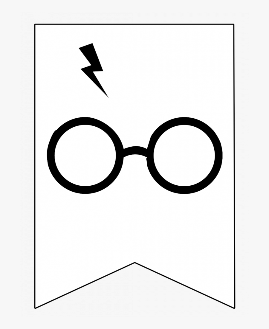 Transparent Harry Potter Broom Png - Harry Potter Glasses With Lightning Bolt, Transparent Clipart