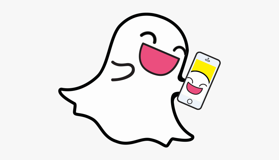 Snapchat Clipart Snapchat Ghost - Transparent Background Snapchat Ghosts, Transparent Clipart