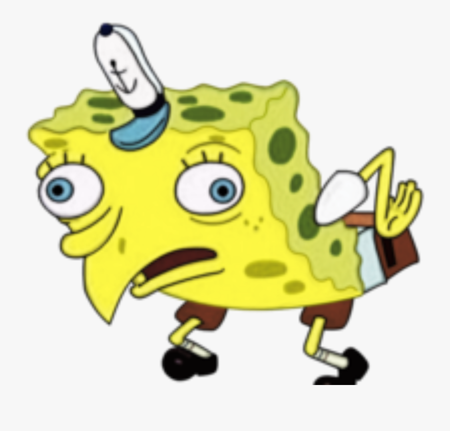 #sponge - Spongebob Mock Meme Transparent, Transparent Clipart