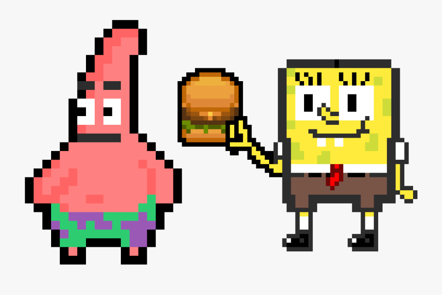 Patrick Pixel Art Minecraft, Transparent Clipart