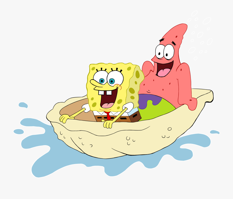 Spongebob Fan Club - Patrick And Spongebob S Drawing, Transparent Clipart