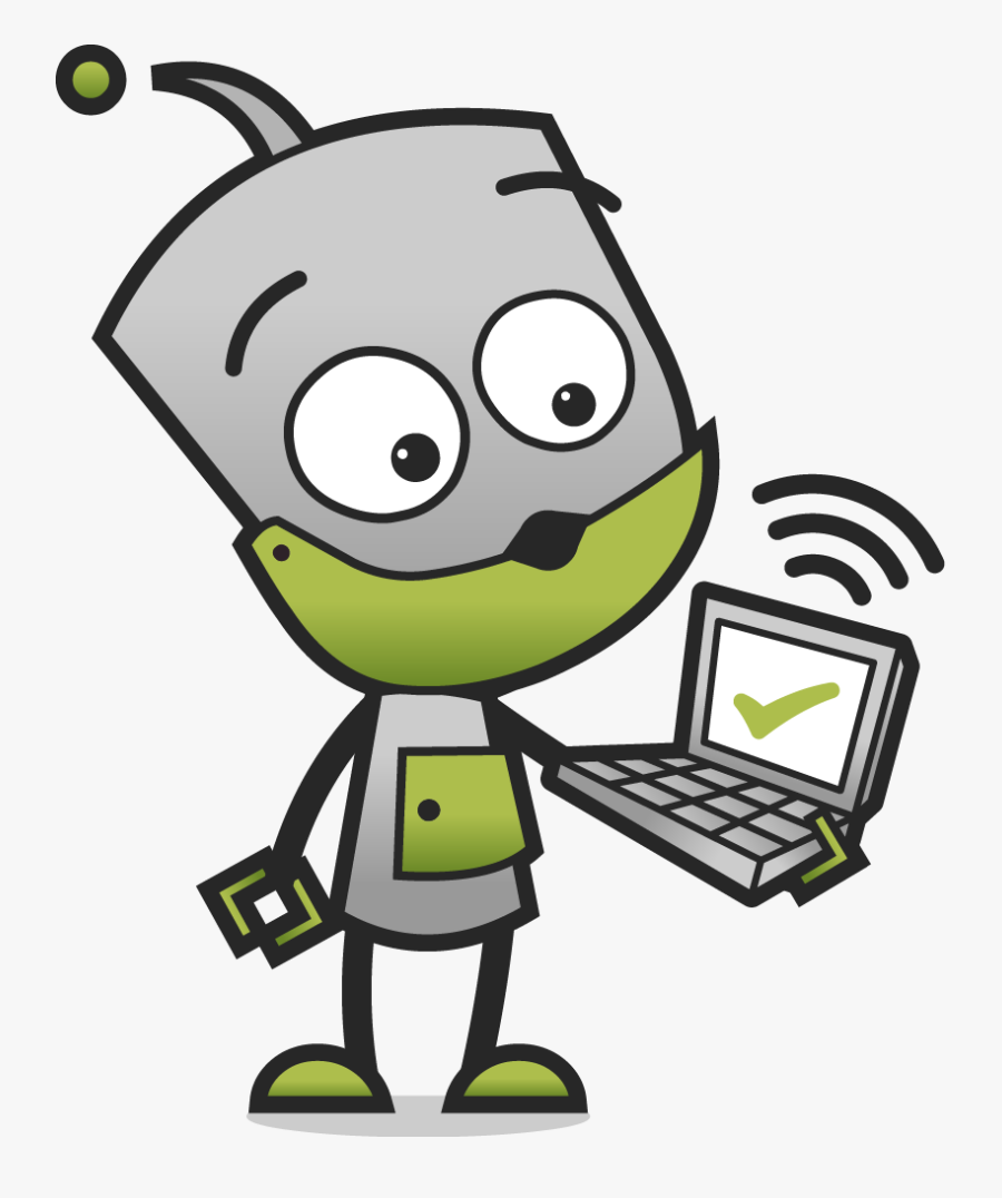Mascot-computer - Computer Mascots Png, Transparent Clipart