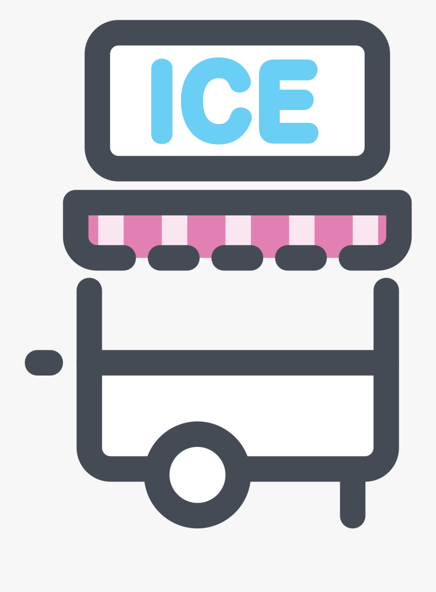 Ice Cream Trailer Icon - Icecream Trailer Png Icon, Transparent Clipart