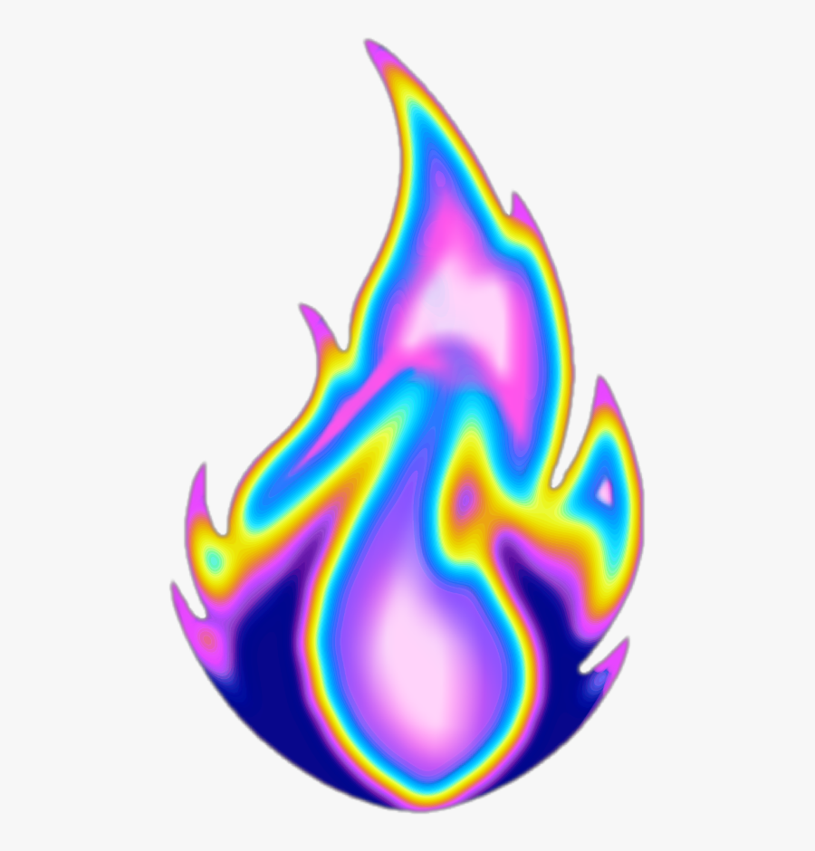 #fire #flame #aesthetic #color #dream #emoji #glitter, Transparent Clipart