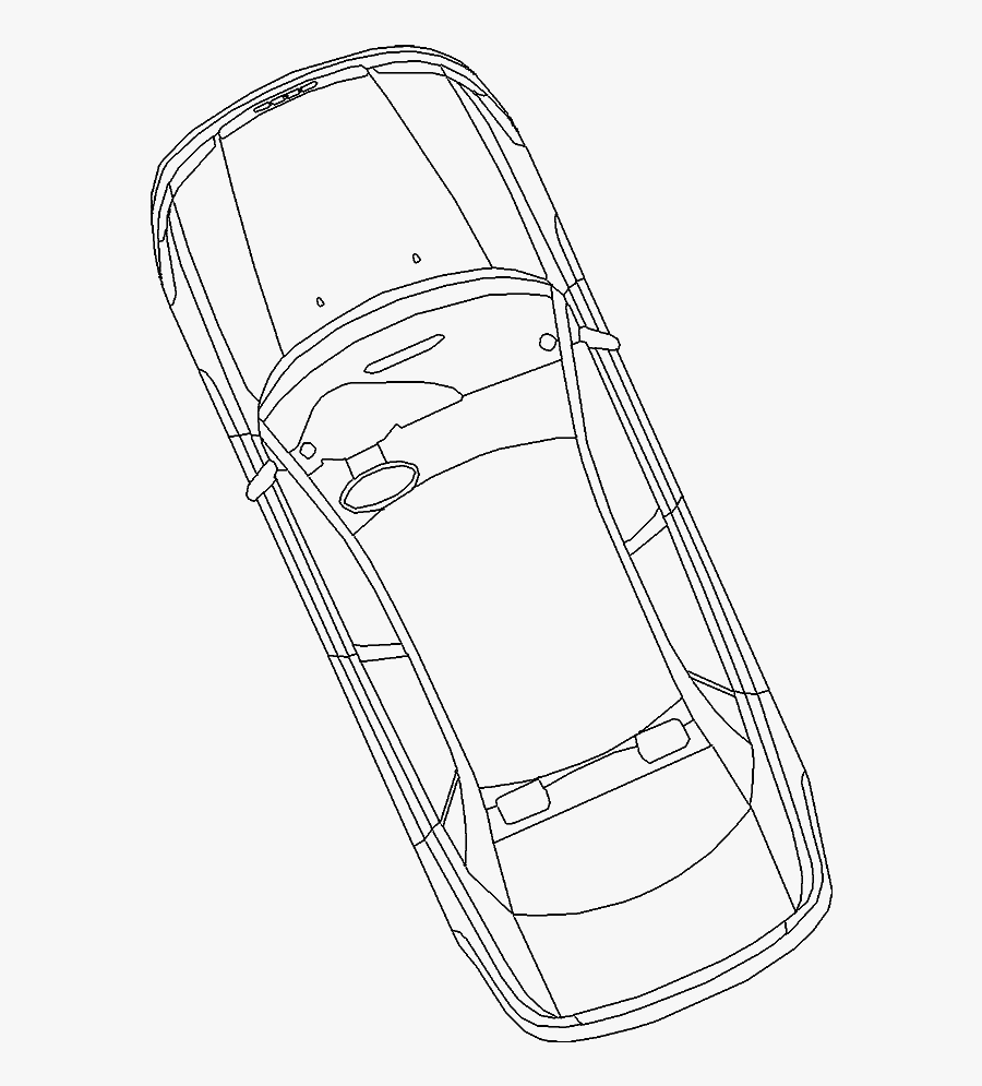 Car At Getdrawings - Car Drawing Top View, Transparent Clipart