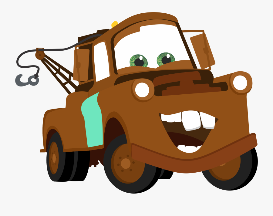 Disney Cars Silhouette At - Cars Mater Clipart, Transparent Clipart