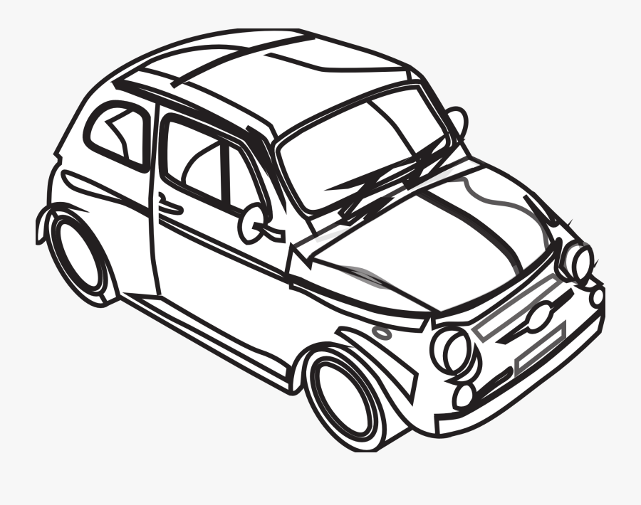 Clip Art Clipart Car Black And White - Clip Art Black And White Of Car, Transparent Clipart