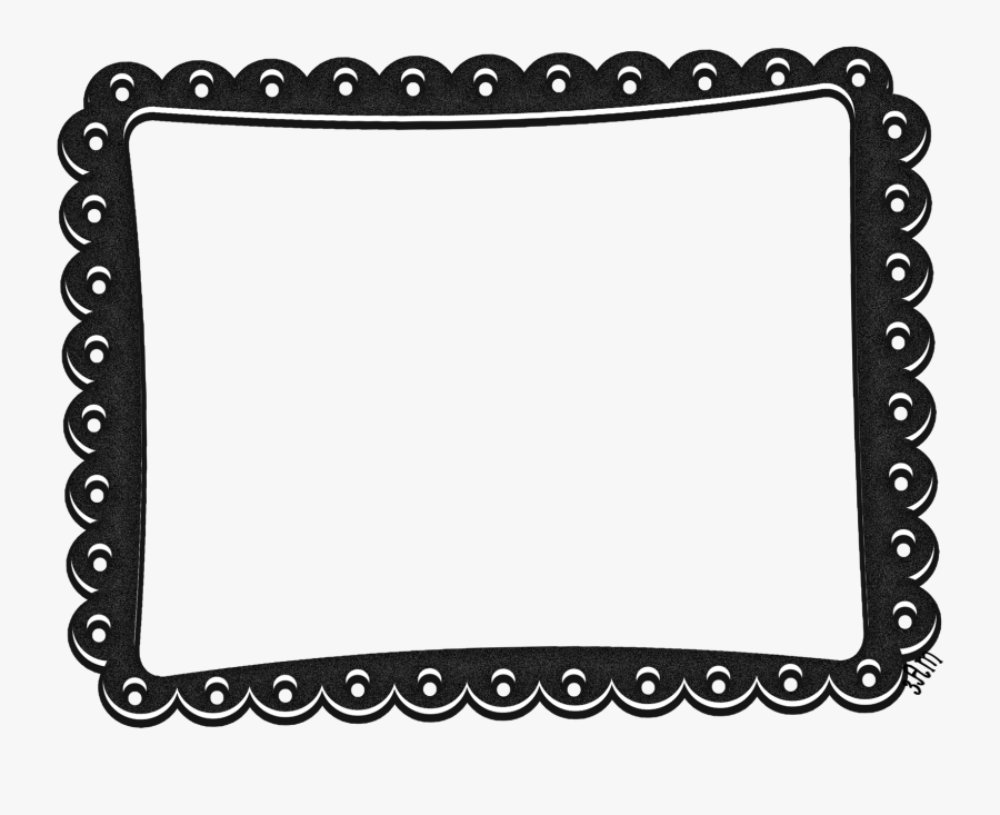 Http Www Printcandee Com Products Scalloped Square - Frames Square Scallop Png, Transparent Clipart