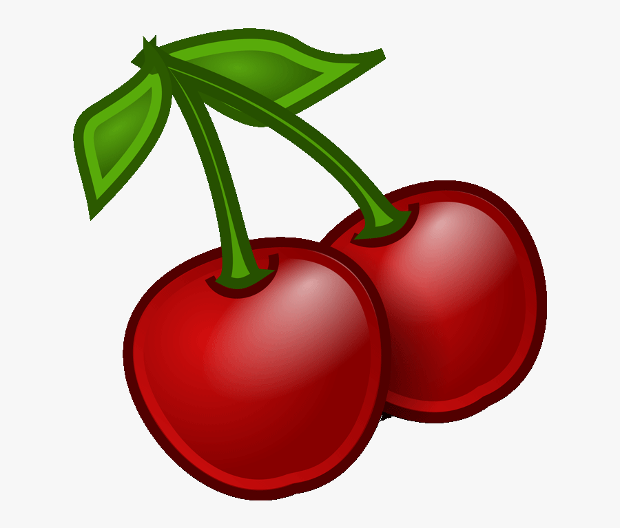 Cherry Clipart Coloring Page - Transparent Background Cherries Png, Transparent Clipart