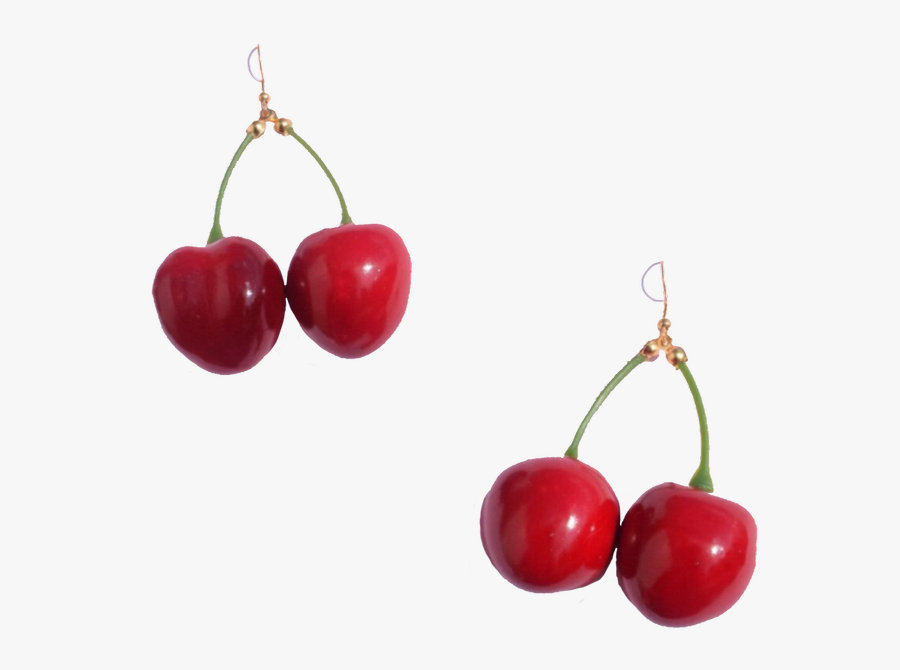 Hd Cherry - Cherry Earrings Png, Transparent Clipart